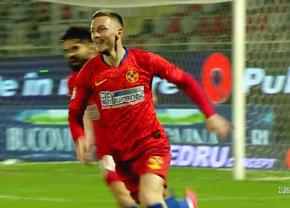Panțîru, eroul improbabil de la FCSB, explicația golului izbăvitor: „Am văzut asta din tribună”