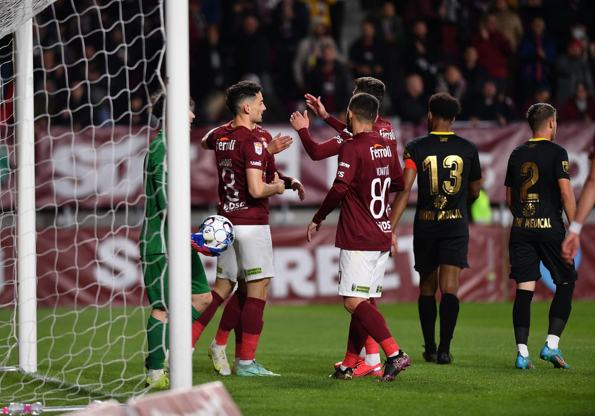 Rapid a bombardat-o pe Gaz Metan! Cifre incredibile » Portarul i-a salvat pe medieșeni de la o rușine istorică în Liga 1