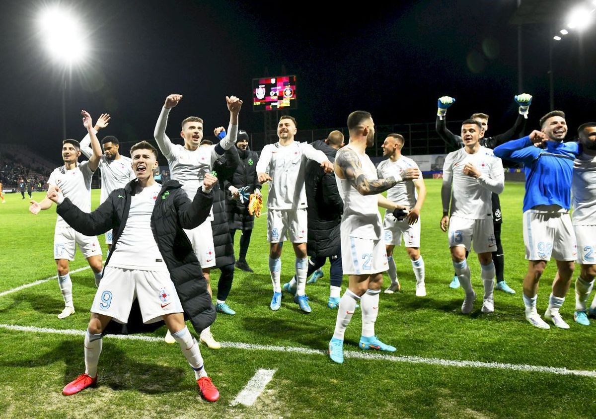 Scenariu incredibil în Liga 1: FCSB, campioană cu mai puține puncte decât CFR!