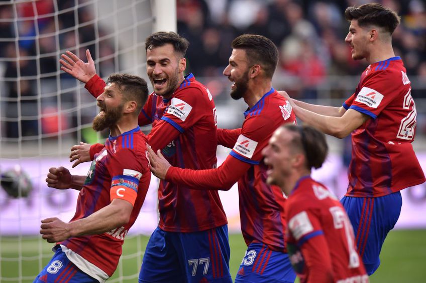 CSA Steaua a învins-o pe Dinamo, scor 2-0, în derby-ul rundei cu numărul 4 din play-off, Liga 2