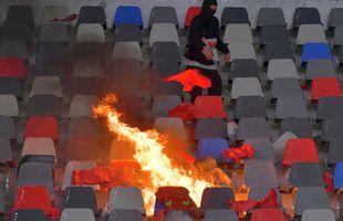 ȘOCANT! „Piromanii” de la Dinamo au „recidivat”: au vrut să dea iar foc stadionului din Ghencea!