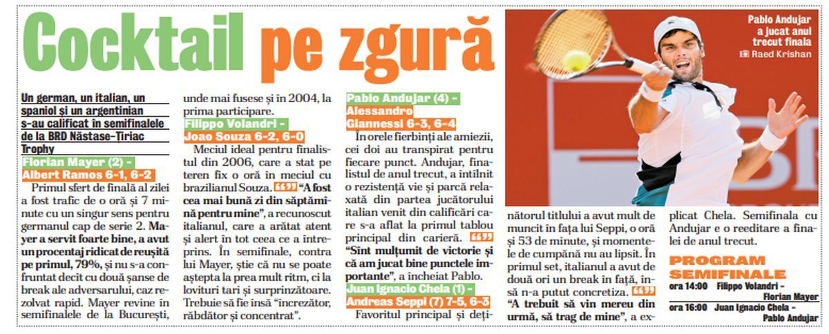 Pablo Andujar - ieșirea din scenă