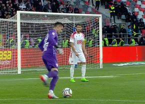 Eroare COLOSALĂ la golul secund al Stelei » Defensiva lui Burcă s-a făcut de râs în Ghencea!