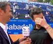 Pablo Andujar s-a emoționat în momentul în care era intervievat de Tommy Robredo / Captură Tennis TV
