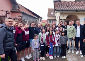 Jucătorii de la CFR Cluj au făcut un gest emoționant în Vinerea Mare
