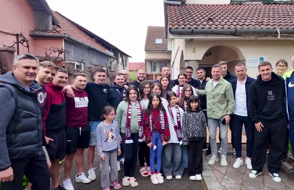 Jucătorii de la CFR Cluj au făcut un gest emoționant în Vinerea Mare