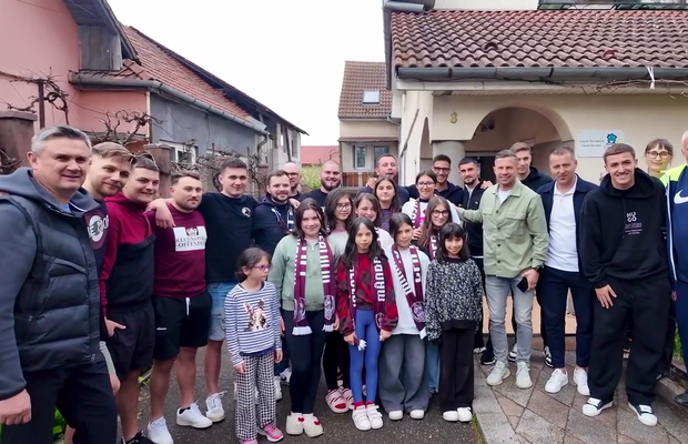 Jucătorii de la CFR Cluj au făcut un gest emoționant în Vinerea Mare
