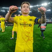 Imagini de bucurie, Bodo Glimt la finalul meciului cu Lazio / foto: Imago