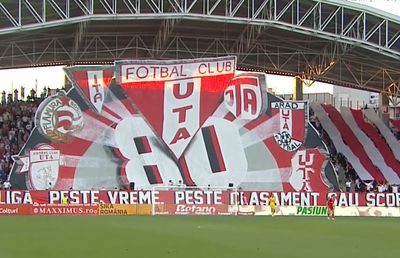 Atmosferă fabuloasă la Arad! Sărbătoare pentru UTA, la aniversarea clubului