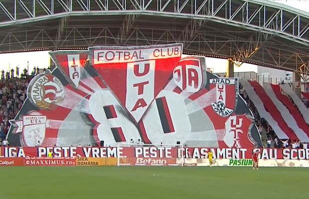Atmosferă fabuloasă la Arad! Sărbătoare pentru UTA, la aniversarea clubului