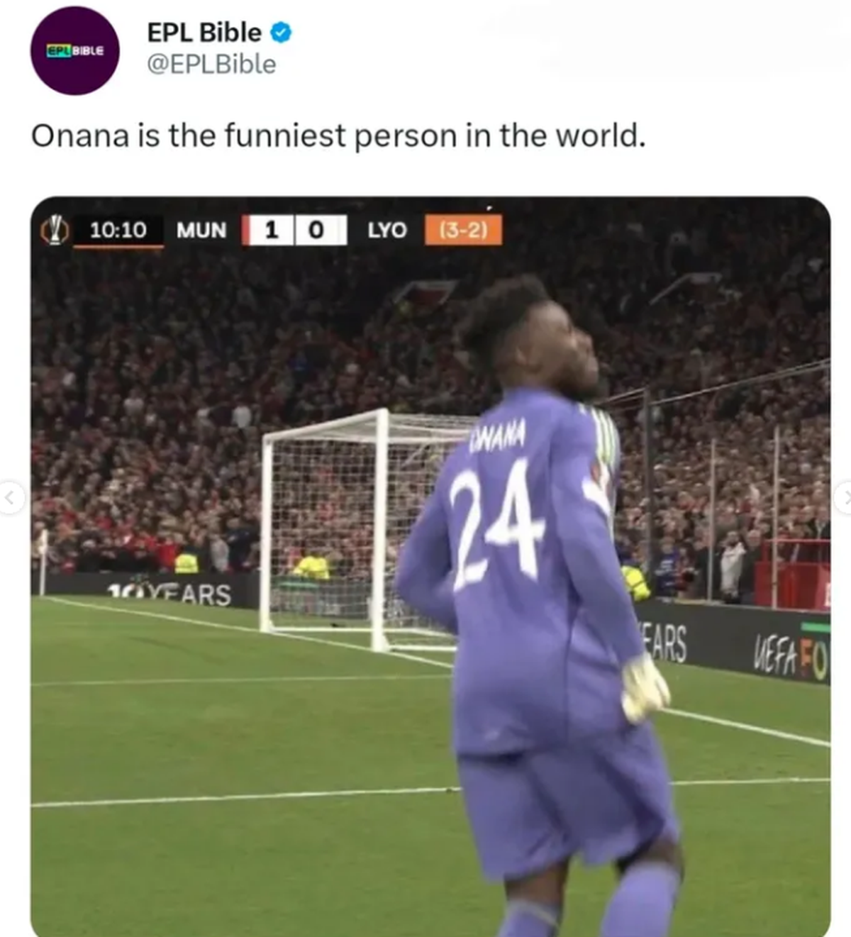 Cele mai tari glume, după uluitorul Manchester United - Lyon: „Onana, când dă ochii cu Matic”