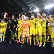 Imagini de bucurie, Bodo Glimt la finalul meciului cu Lazio / foto: Getty