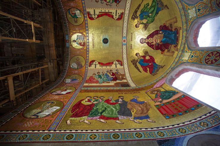 Biserica din Pipera pe care o construiește Gigi Becali FOTO: Ionuț Iordache (GSP)