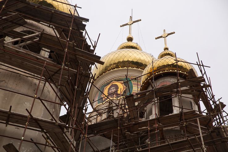 Biserica din Pipera pe care o construiește Gigi Becali FOTO: Ionuț Iordache (GSP)