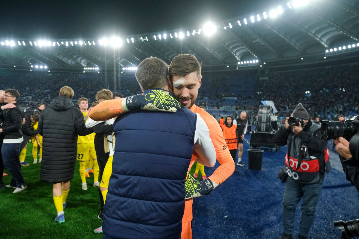 Imagini de bucurie, Bodo Glimt la finalul meciului cu Lazio