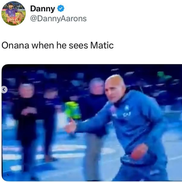„Onana când îl vede pe Matic”