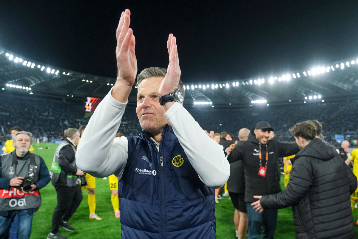 Imagini de bucurie, Bodo Glimt la finalul meciului cu Lazio