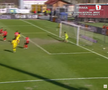 Patrick Dulcea, gol anulat în Csikszereda - Unirea Slobozia // FOTO: captură Prima Sport