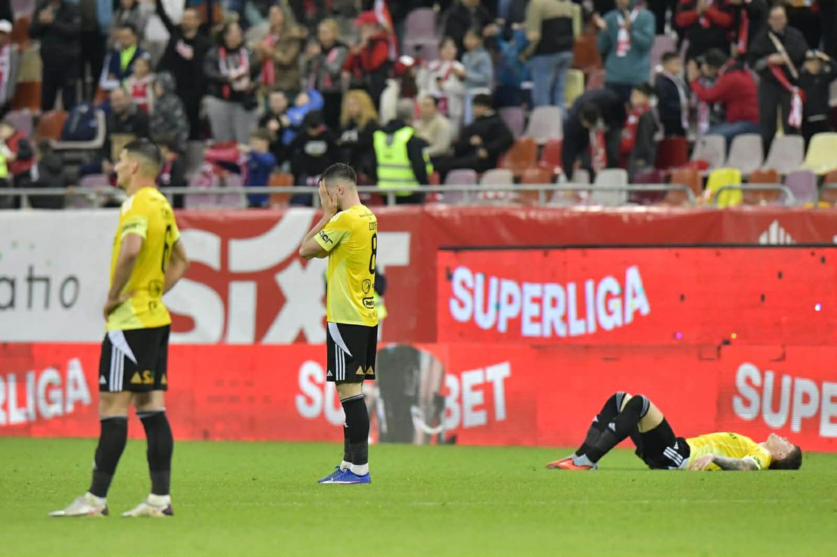 Imagini de la finalul meciului Dinamo - U Cluj