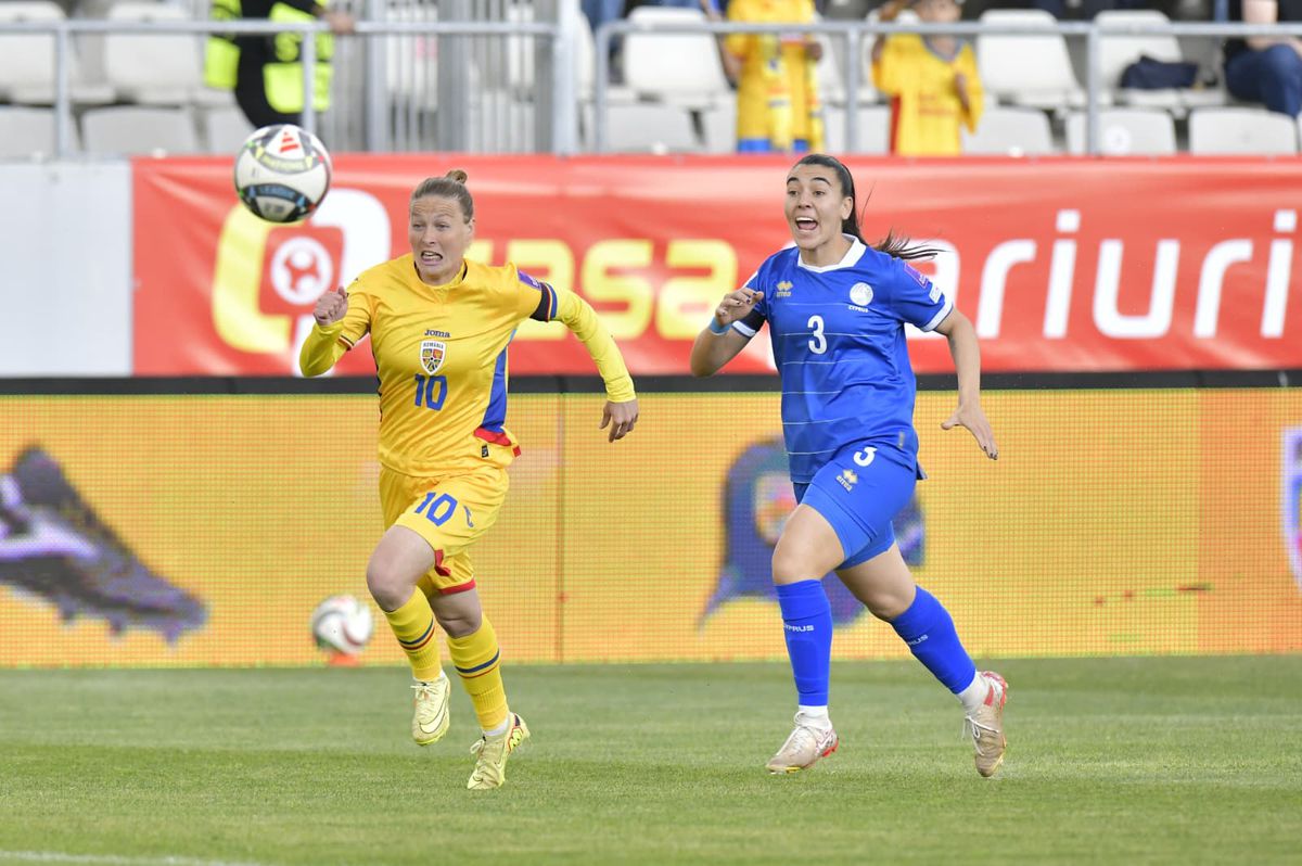 România - Cipru, la fotbal feminin