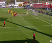 Patrick Dulcea, gol anulat în Csikszereda - Unirea Slobozia // FOTO: captură Prima Sport