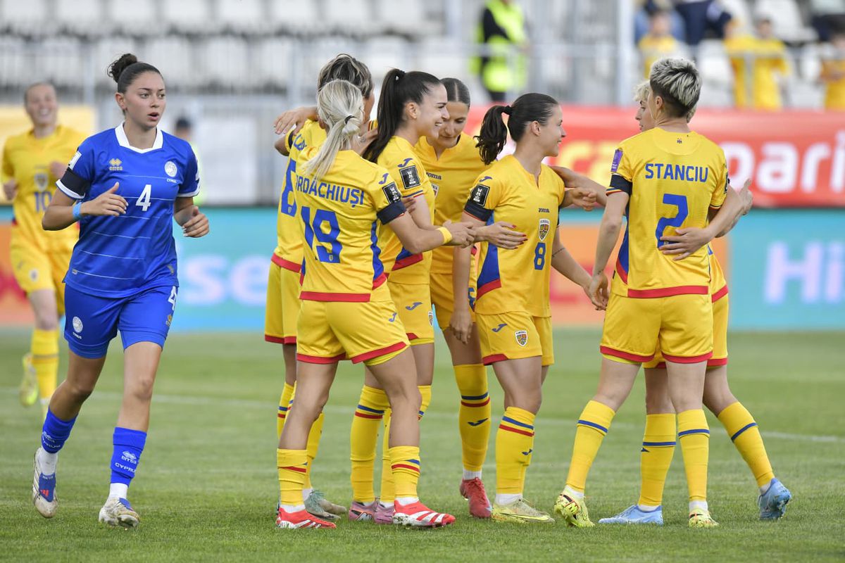 România - Cipru, la fotbal feminin