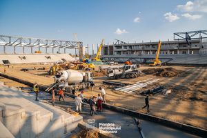 Primarul unui mare oraș din România, anunț de pe șantier: „Stadionul e gata anul acesta”