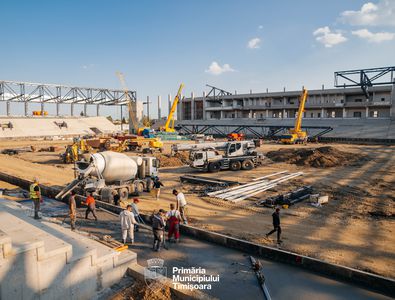 Primarul unui mare oraș din România, anunț de pe șantier: „Stadionul e gata ...