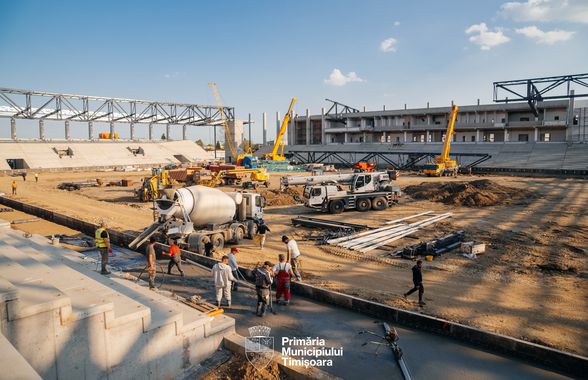 Primarul unui mare oraș din România, anunț de pe șantier: „Stadionul e gata anul acesta”