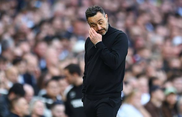 Roberto De Zerbi, după ce Tottenham a ratat victoria în prelungirile partidei cu Brighton