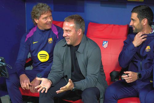 Hansi Flick, antrenorul Barcelonei/ FOTO Getty Images