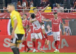Gol „pictat” de Cătălin Cîrjan! Așa a deschis Dinamo drumul spre prima victorie din play-off