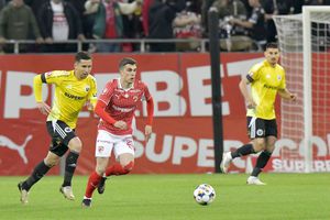 Dinamo - U Cluj » Cătălin Cîrjan are prima mare ocazie a partidei!