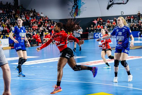 Gloria Bistrița, calificată în sferturile de finală ale Ligii Campionilor/Foto: Facebook (Handbal - Gloria Bistrița)