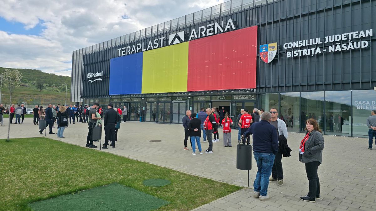 Imagini înainte de Gloria Bistrița - Brest