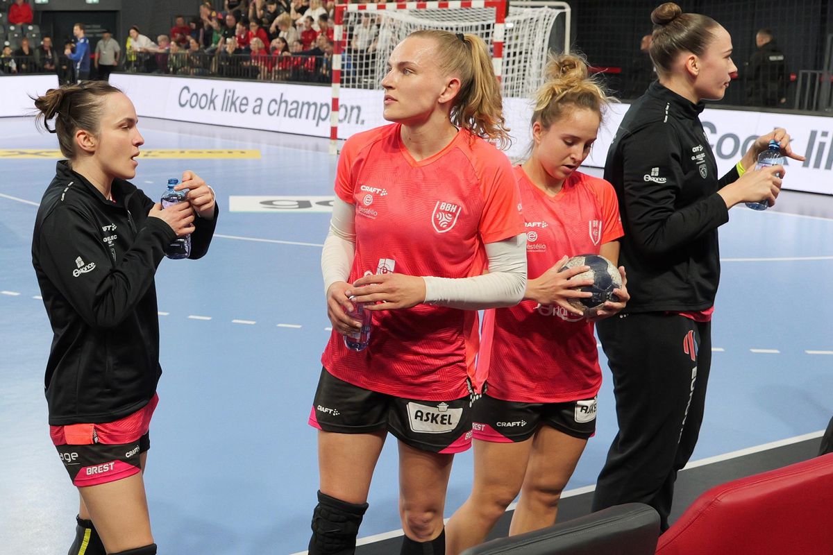 Gloria Bistrița - Brest, imagini de la încălzire