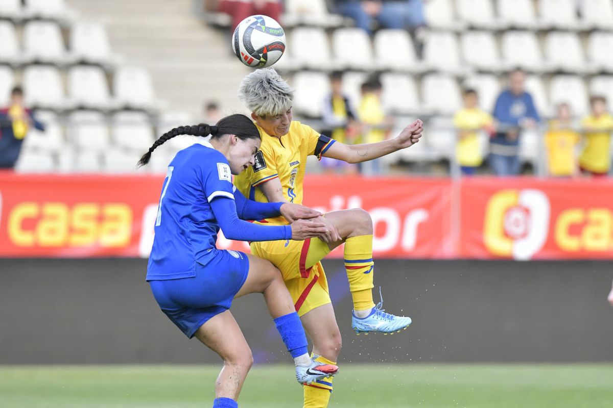 Meciul de fotbal feminin România - Cipru, imagini din repriza 2