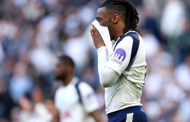 Coșmar fără sfârșit! Cu Radu Drăgușin rezervă, Tottenham a primit gol în minutul 90+5 și simte retrogradarea