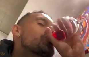 Nick Kyrgios, dezlănțuit în ultimul live pe Instagram » A băut 6 pahare de vin și s-a luat de rivali