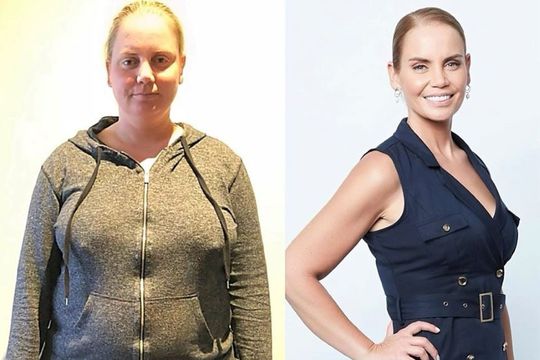 Jelena Dokic pe când avea 120 de kilograme (stânga) și acum Foto Instagram
