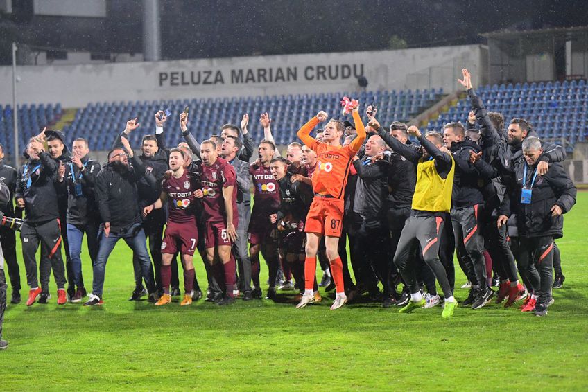 CFR Cluj a declanșat fiesta pe gazonul din Botoșani, după al 7-lea titlul din istorie