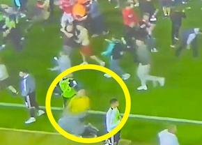 Scene șocante în Anglia. Jucător lovit cu capul de un fan: „Nu voi lăsa un gunoi să strice totul”