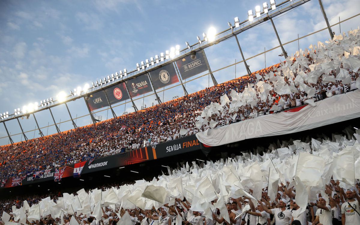 Ceremonia de deschidere. Eintracht Frankfurt - Rangers, finala Europa League