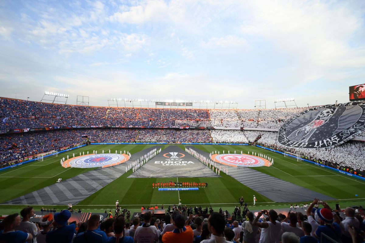 Ceremonia de deschidere. Eintracht Frankfurt - Rangers, finala Europa League
