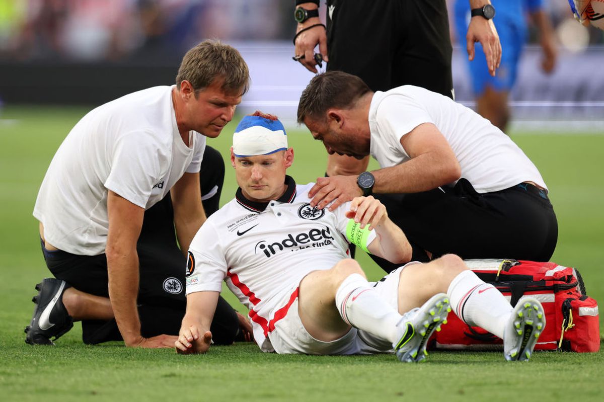Rode, accidentat serios în Eintracht Frankfurt - Rangers