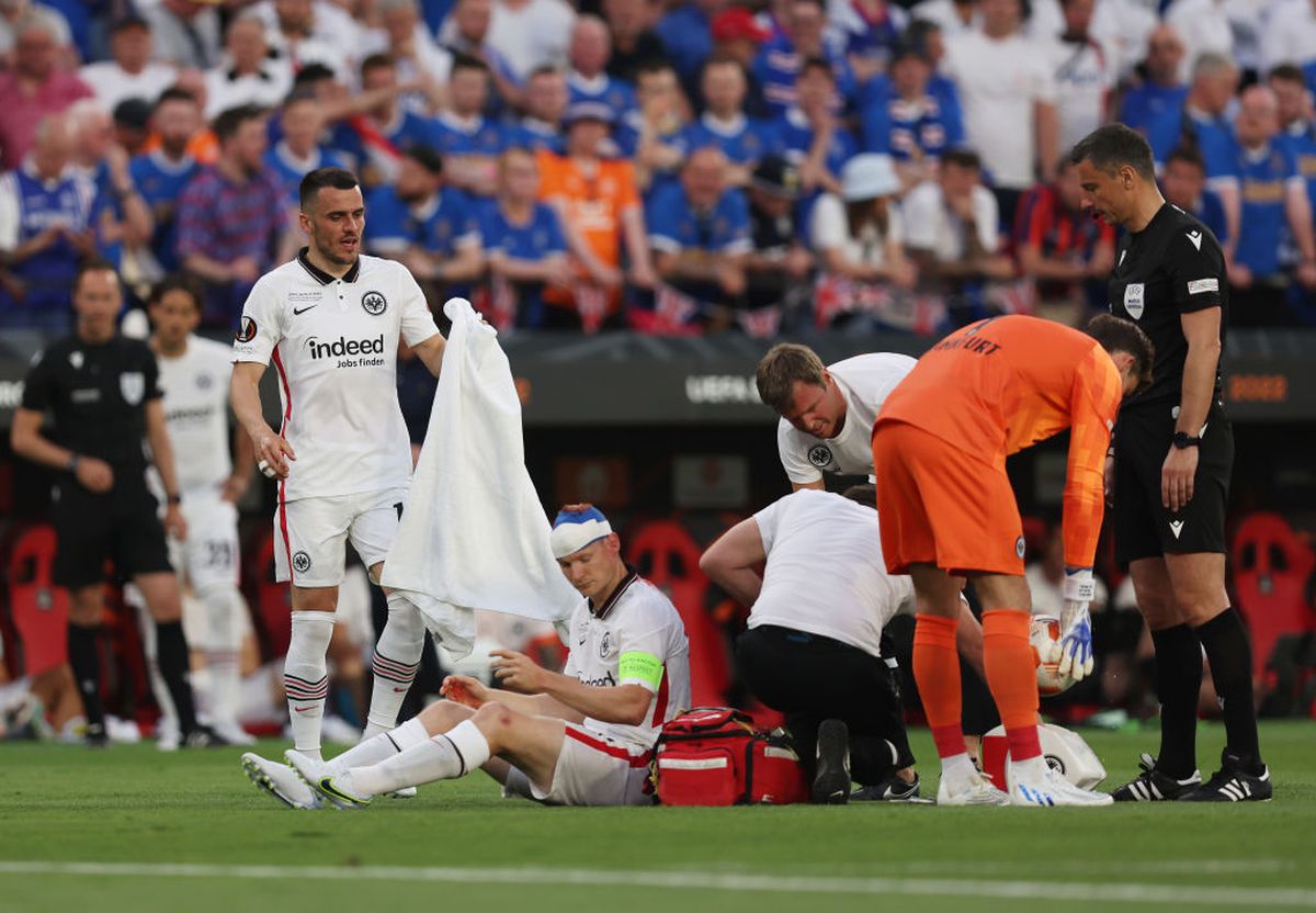 Rode, accidentat serios în Eintracht Frankfurt - Rangers