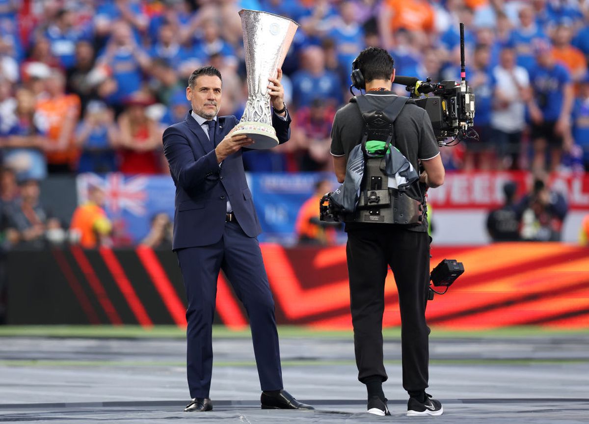 Ceremonia de deschidere. Eintracht Frankfurt - Rangers, finala Europa League