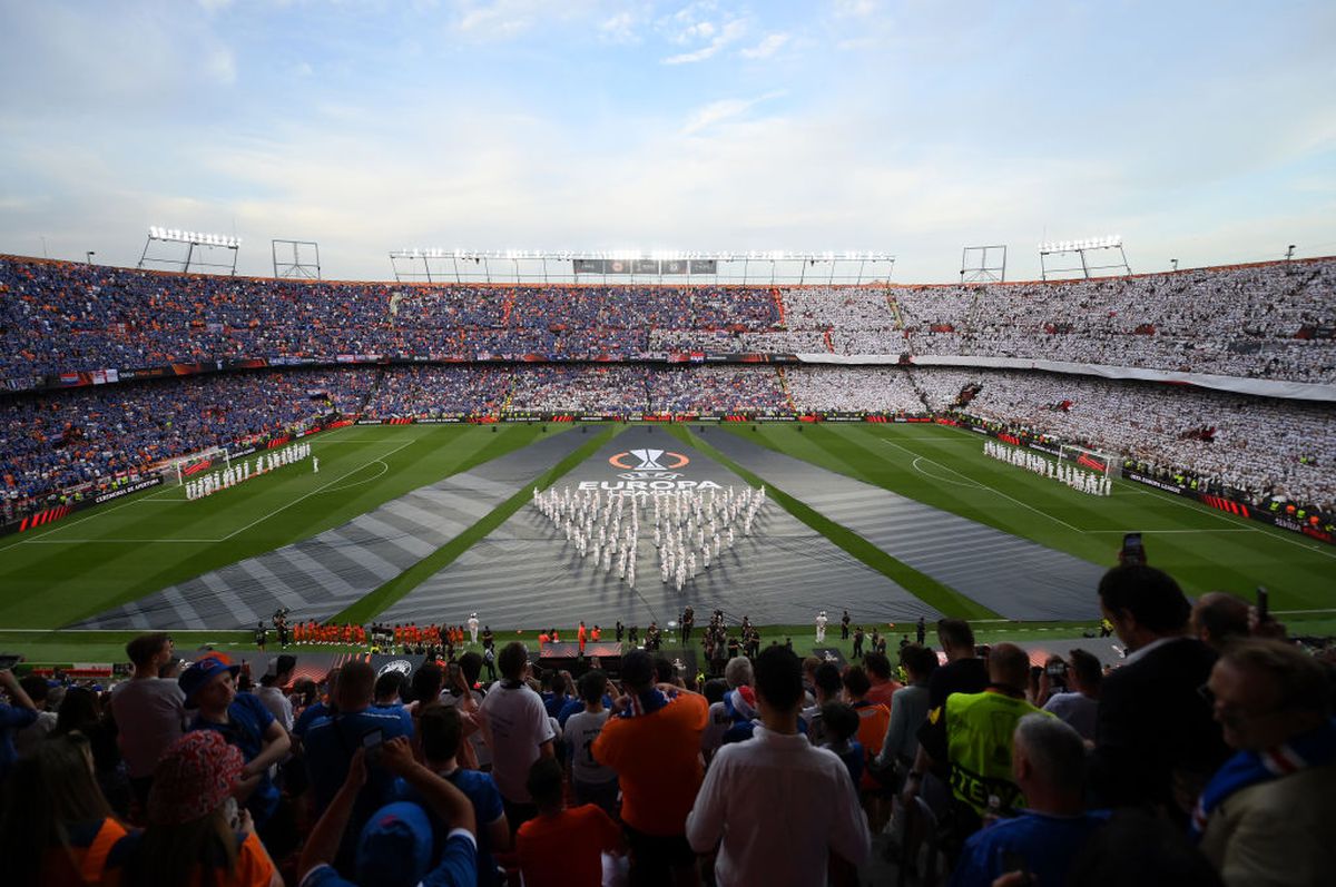 Ceremonia de deschidere. Eintracht Frankfurt - Rangers, finala Europa League