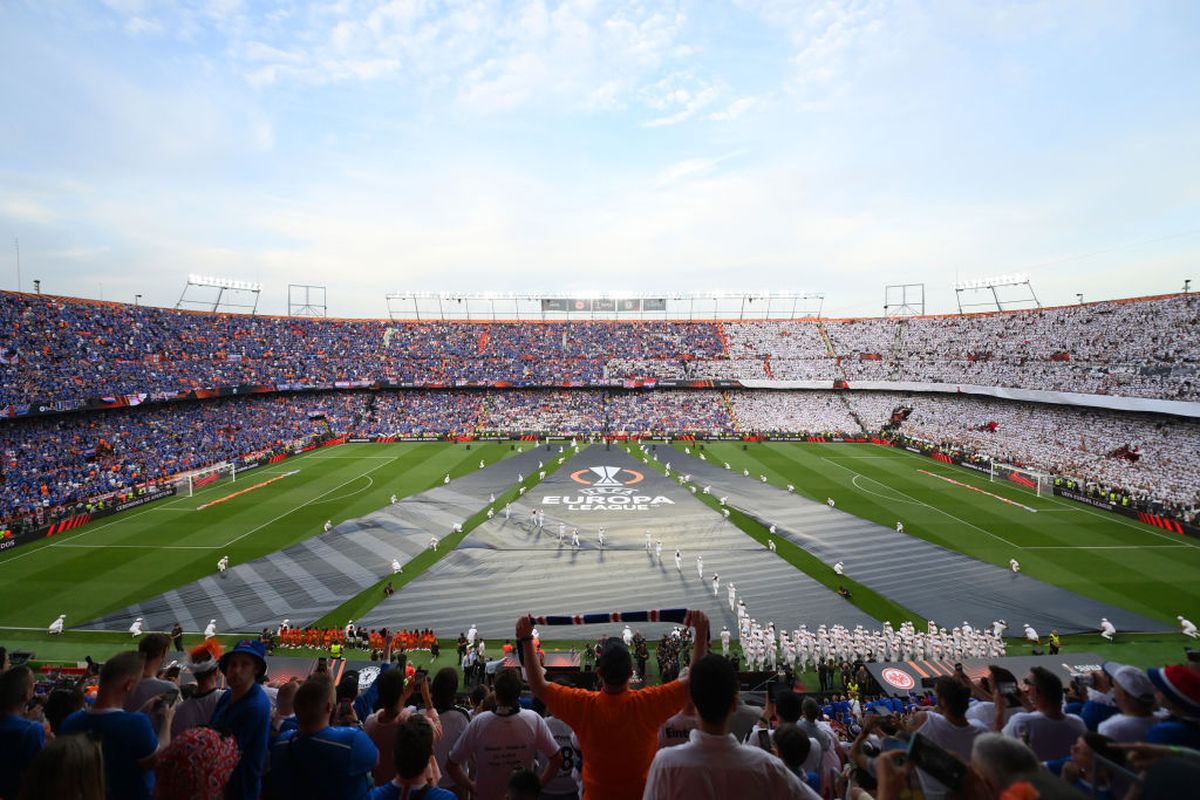 Ceremonia de deschidere. Eintracht Frankfurt - Rangers, finala Europa League