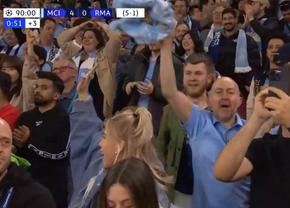 O vedetă din România, show la City - Real Madrid » A apărut pe transmisiunea live imediat după golul lui Alvarez